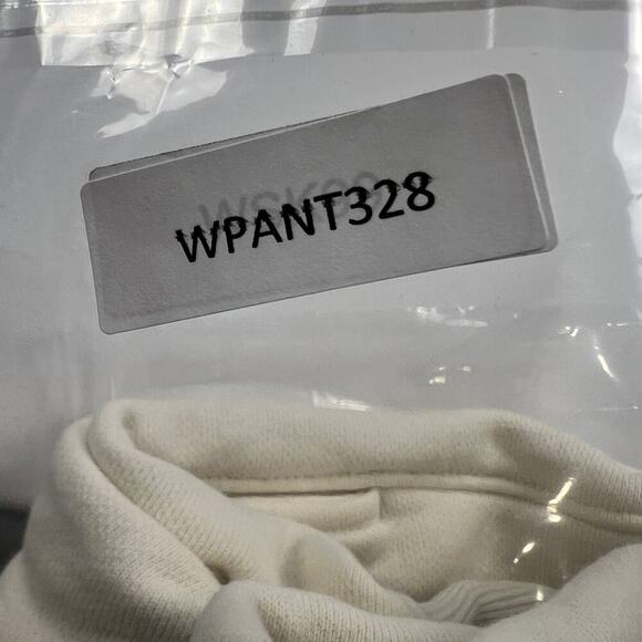 Champion Reverse Weave Jogger Sweat Pant Chalk White Old English Varsity Size M - Picture 15 of 15